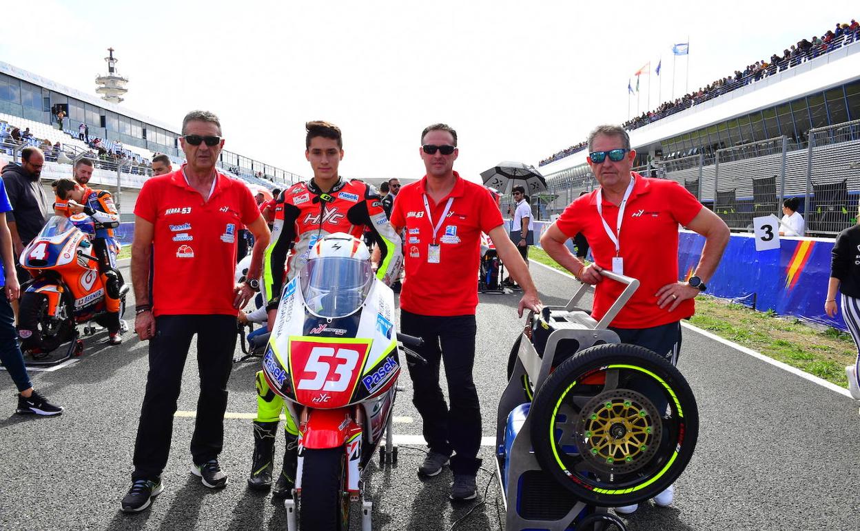 Héctor Yebra termina la temporada con una quinta posición en el circuito Ángel Nieto de Jerez