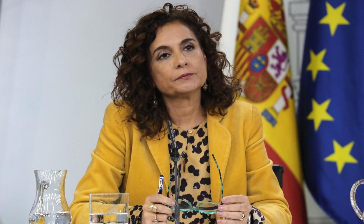 La ministra de Hacienda, María Jesús Montero.