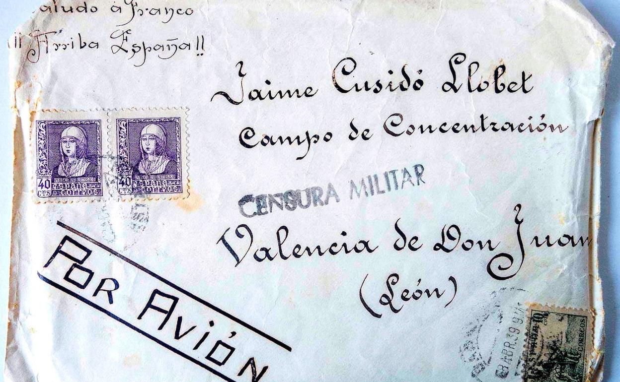 Una de las cartas enviadas por su esposa al prisionero Jaume Cusidó. 