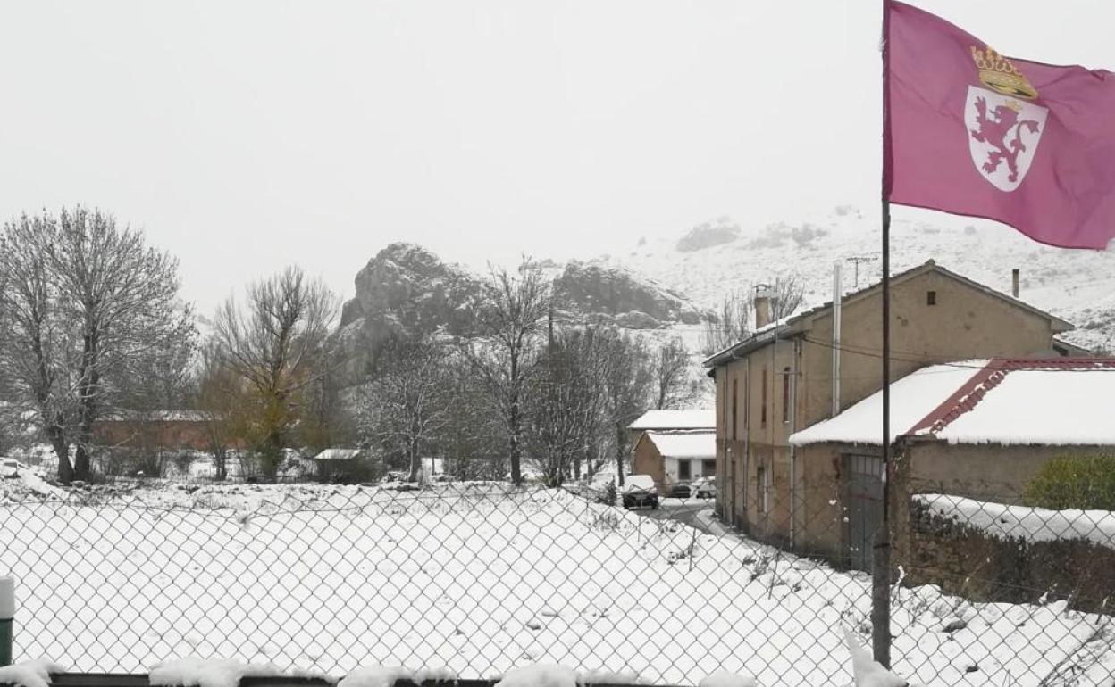 Una de las últimas nevadas caídas en la provincia de León.