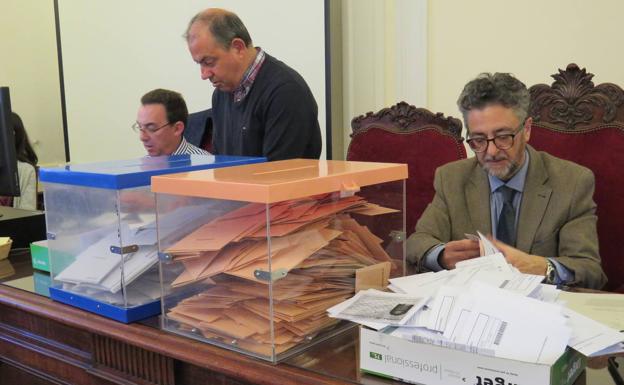 Recuento del voto Cera en la Audiencia Provincial de León.