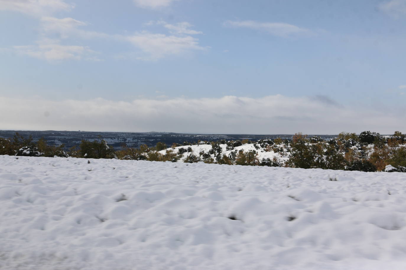 Fotos: León vuelve a convivir con la nieve