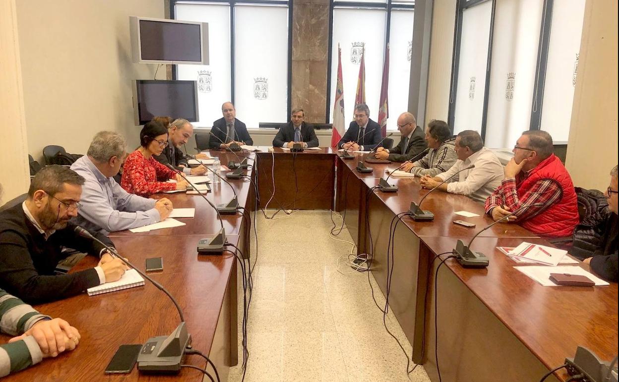 Momento de la reunión. 