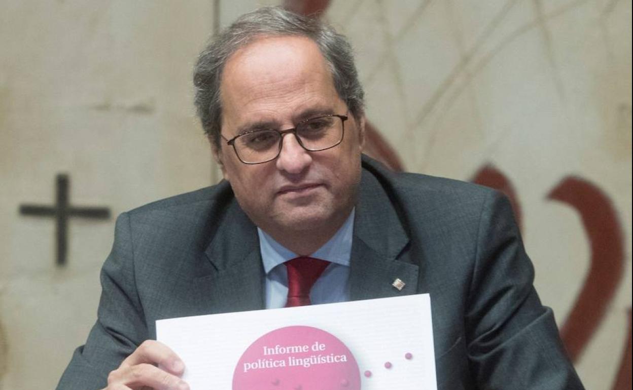 El presidente de la Generalitat, Quim Torra. 