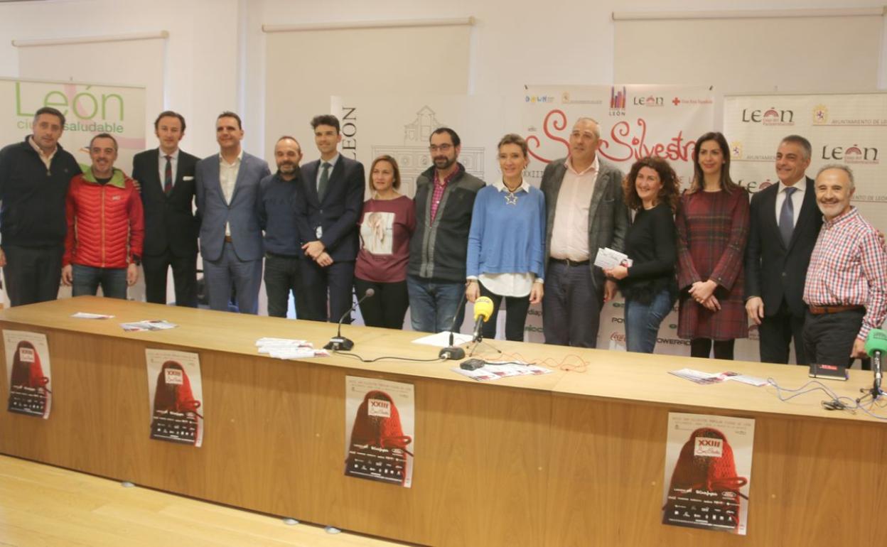 Presentación de la San Silvestre de León.