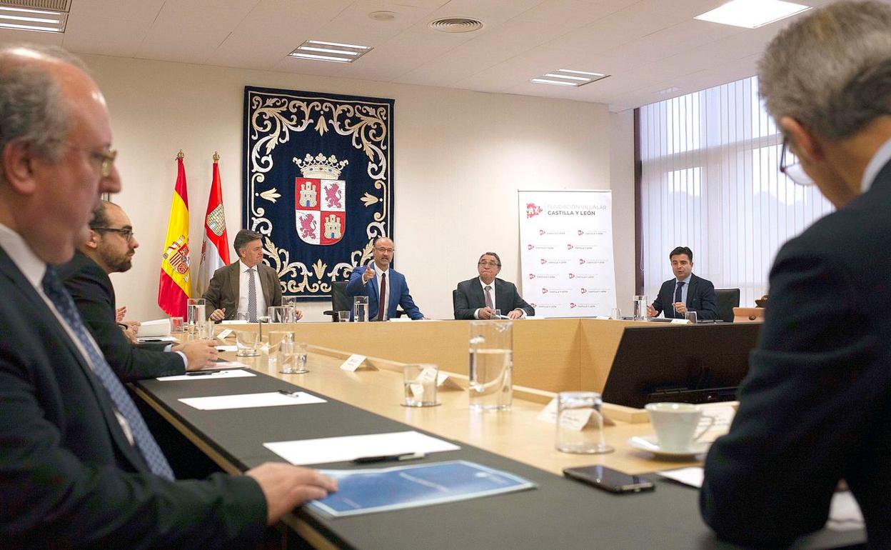 Reunión de los patronos de la Fundación Villalar.