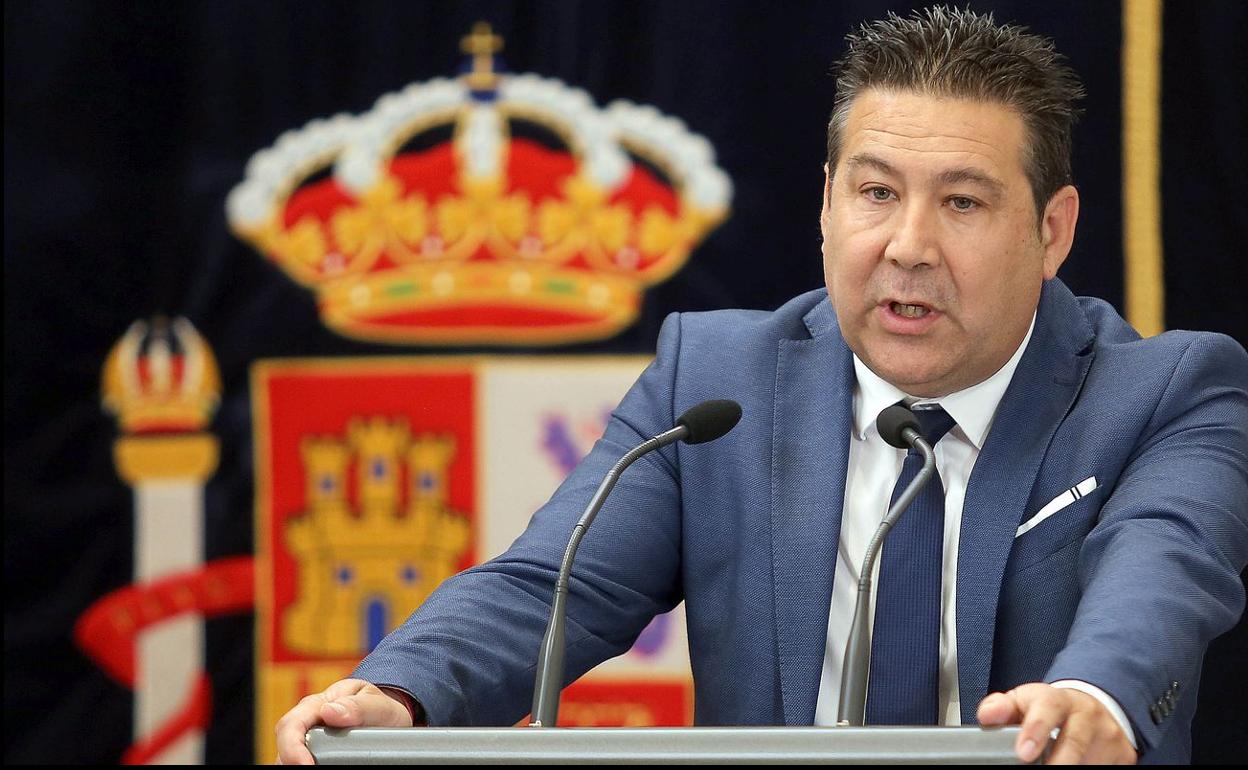 Luis Mariano Santos, durante una intervención pública.