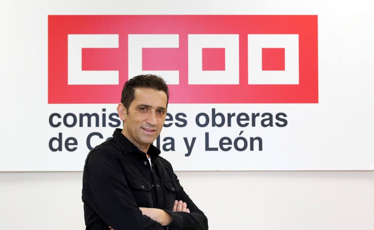 El secretario autonómico de CCOO, Vicente Andrés. 