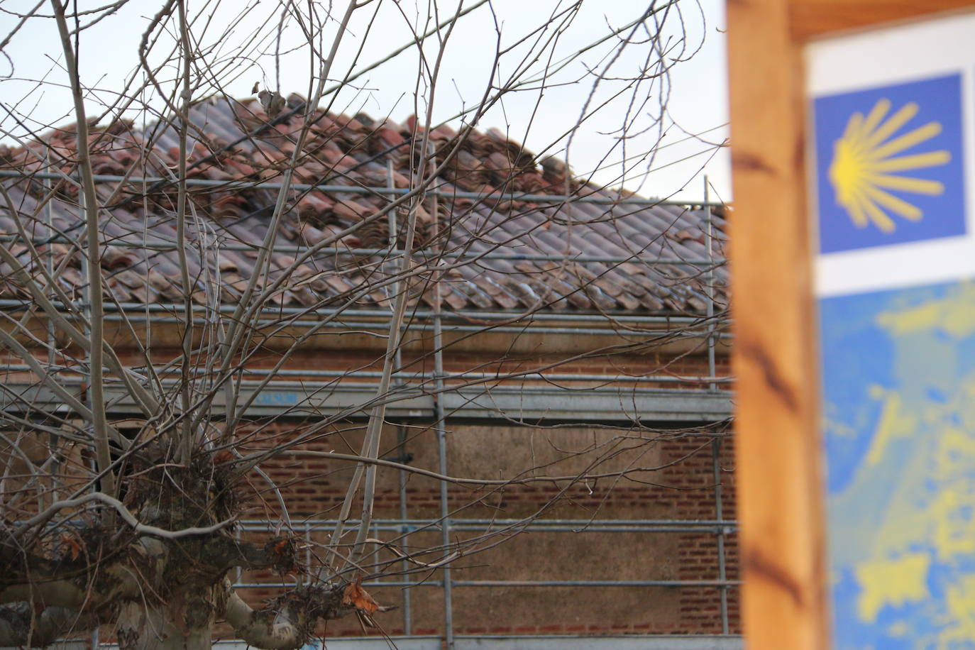 Fotos: Obras en la panera del Monasterio de Sandoval