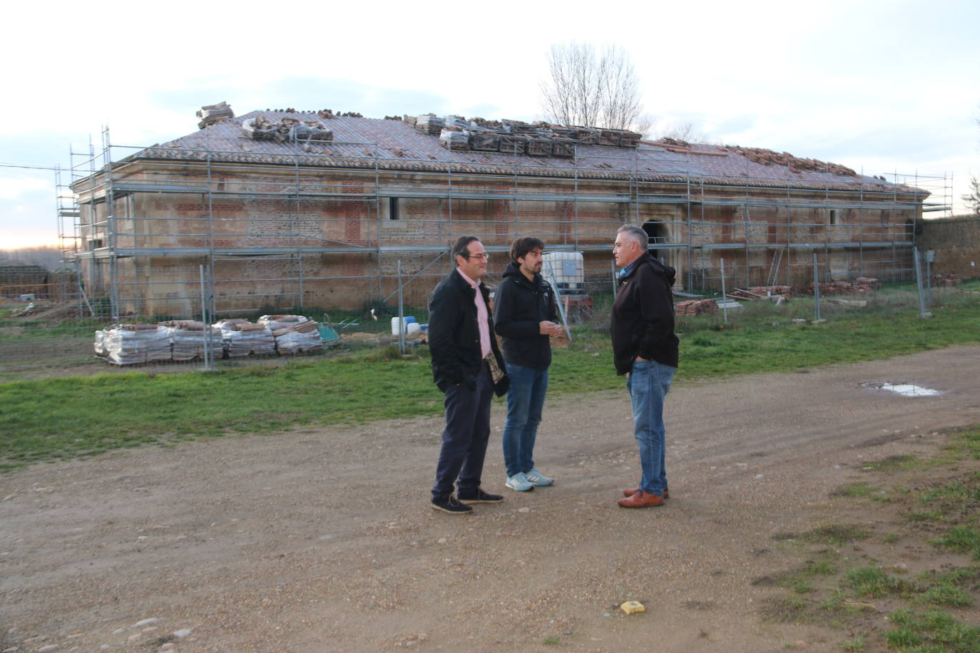 Fotos: Obras en la panera del Monasterio de Sandoval