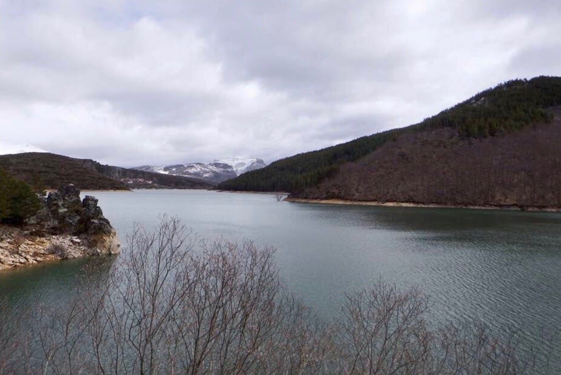 Un embalse de la cuenca del Duero. 