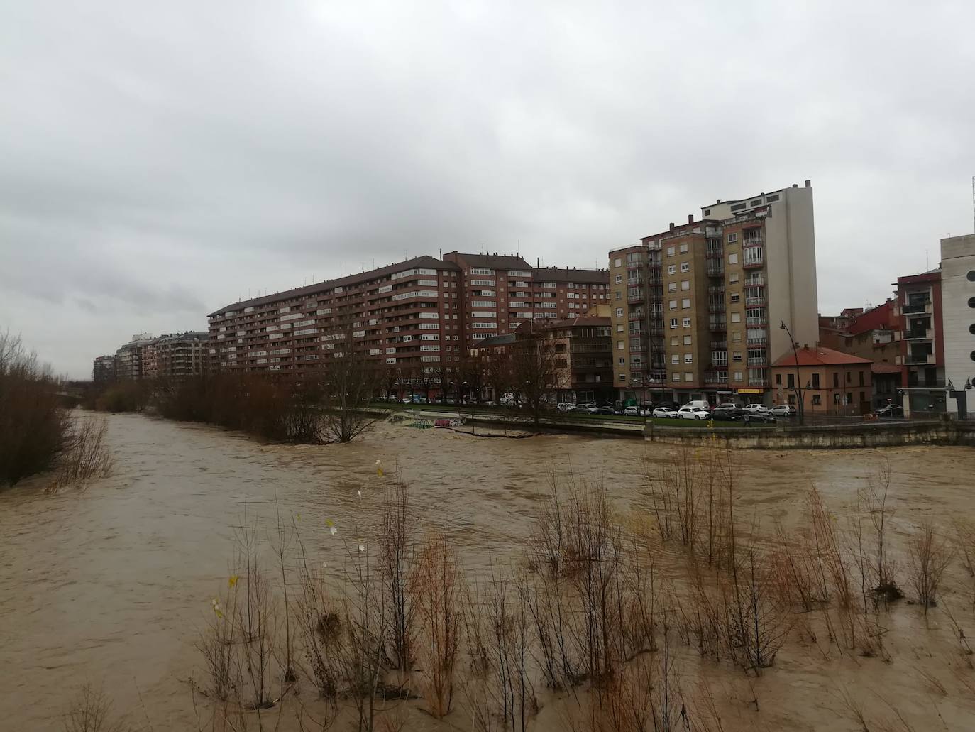 Fotos: El Bernesga se vuelve a &#039;comer&#039; su paseo en León