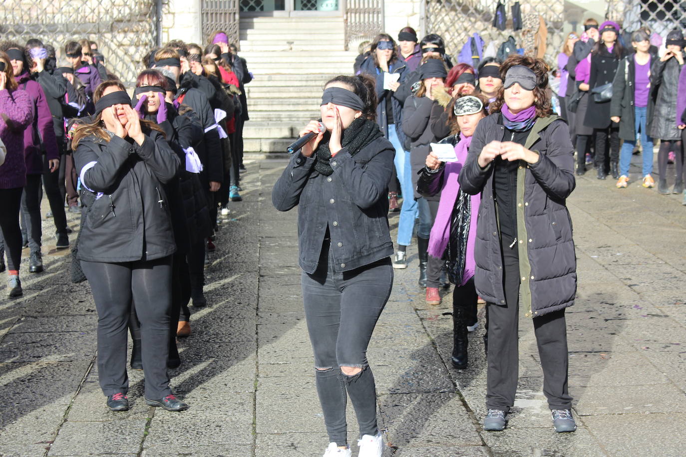Fotos: Coreografía de &#039;Un violador en tu camino&#039; en León