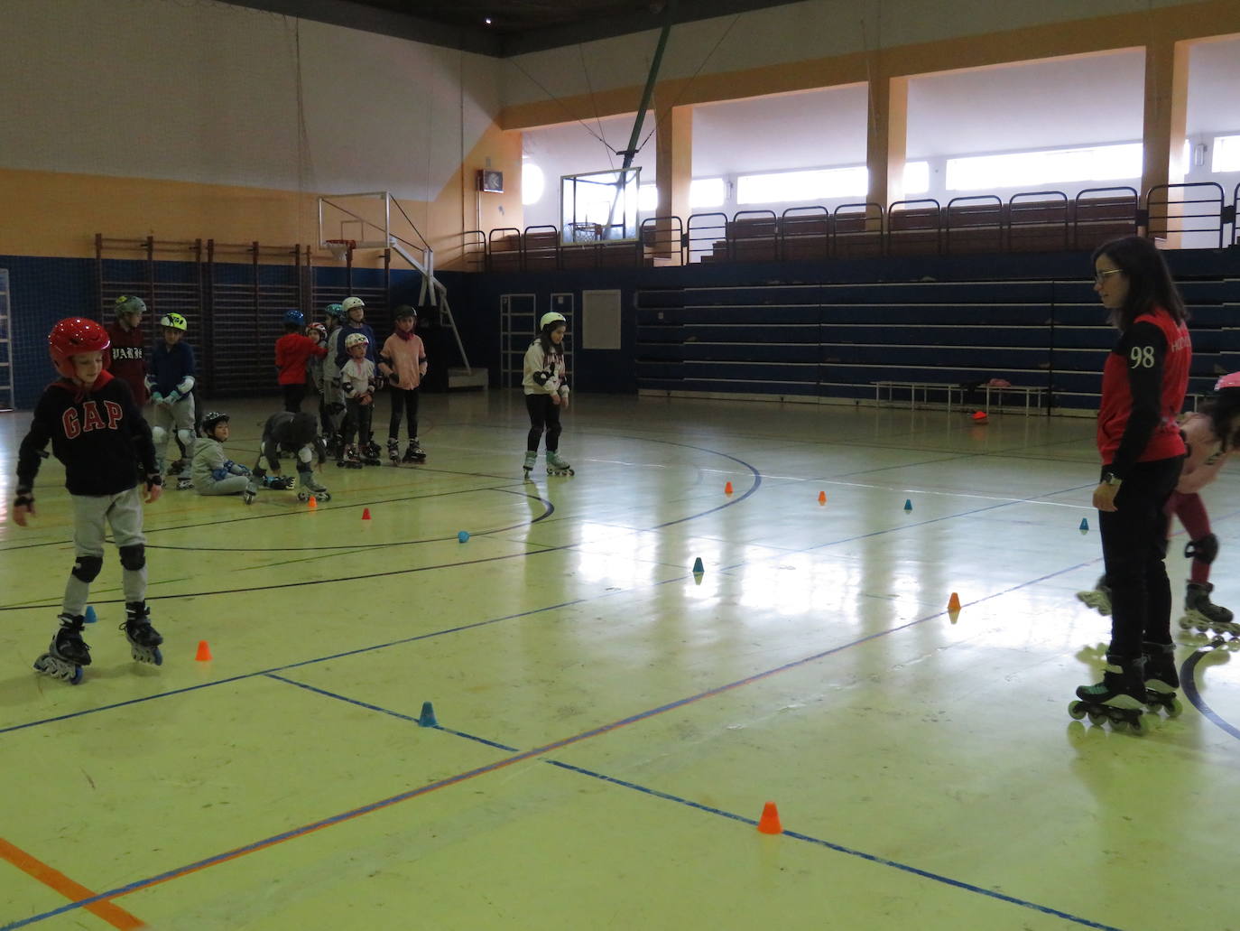 Actividad deportiva en el Hispánico.