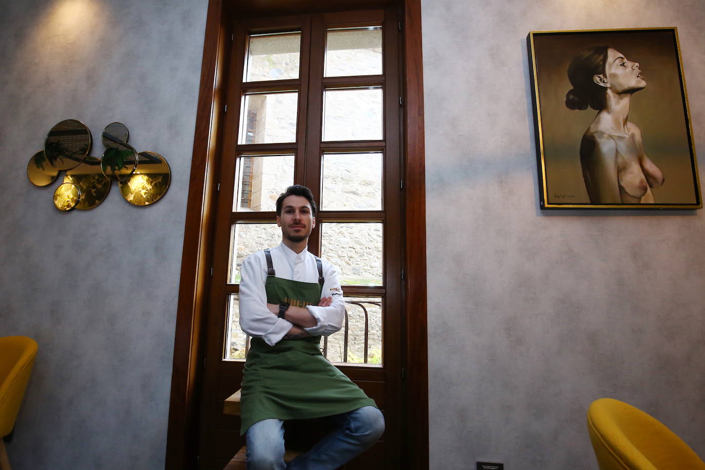 Fotos: Samuel Naveira, cocinero berciano nominado al Premio Cocinero Revelación Madrid Fusión