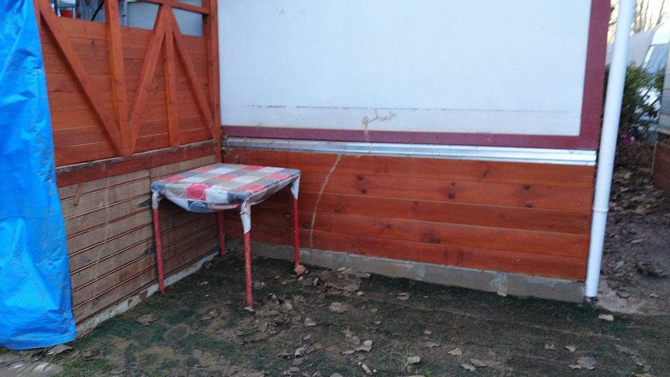 Fotos: Situación del camping de Sahagún