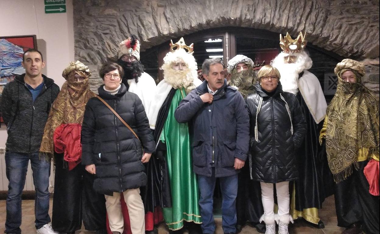 Los reyes en Murias.