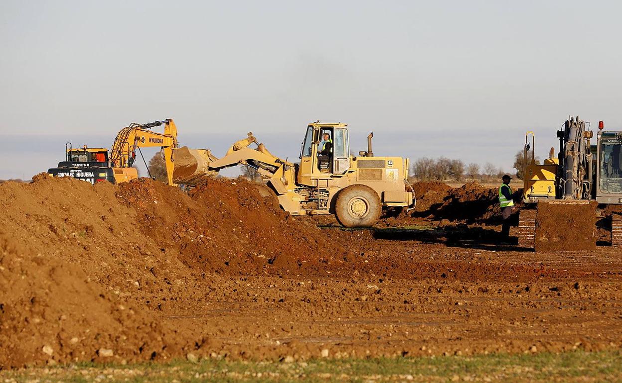 Inicio de las obras de la A-11 entre Tudela y Olivares