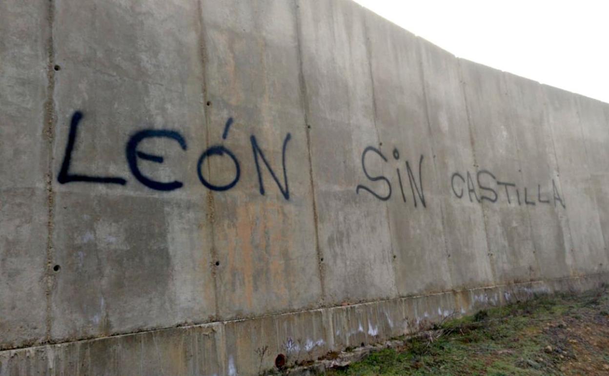 Una pintada de León sin Castilla. 