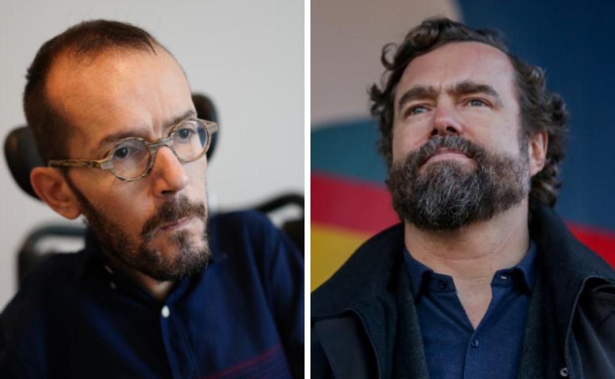 Pablo Echenique e Iván Espinosa de los Monteros. 