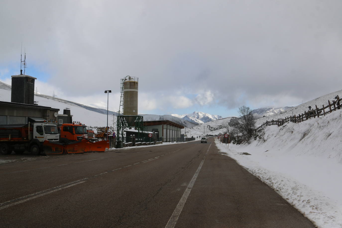 Puerto de Pajares, en la N-630