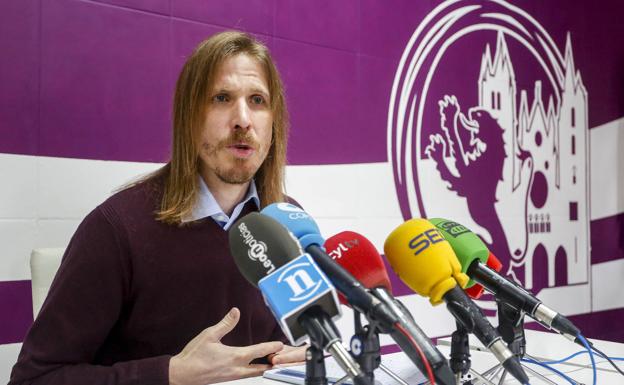 Pablo Fernández, secretario general de Podemos en Castilla y León.