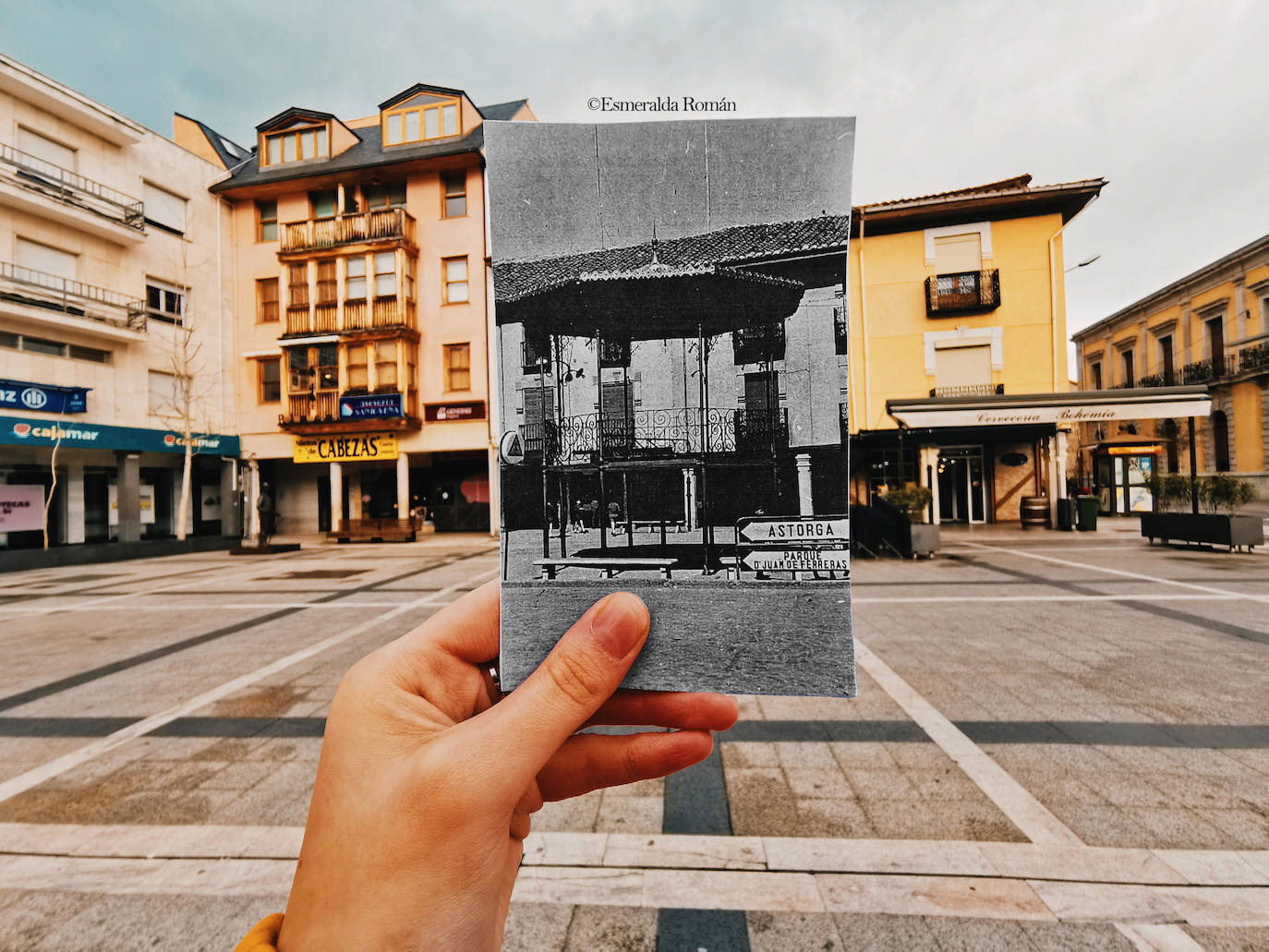 3. Comienzo de la Calle Astorga desde la Plaza Mayor