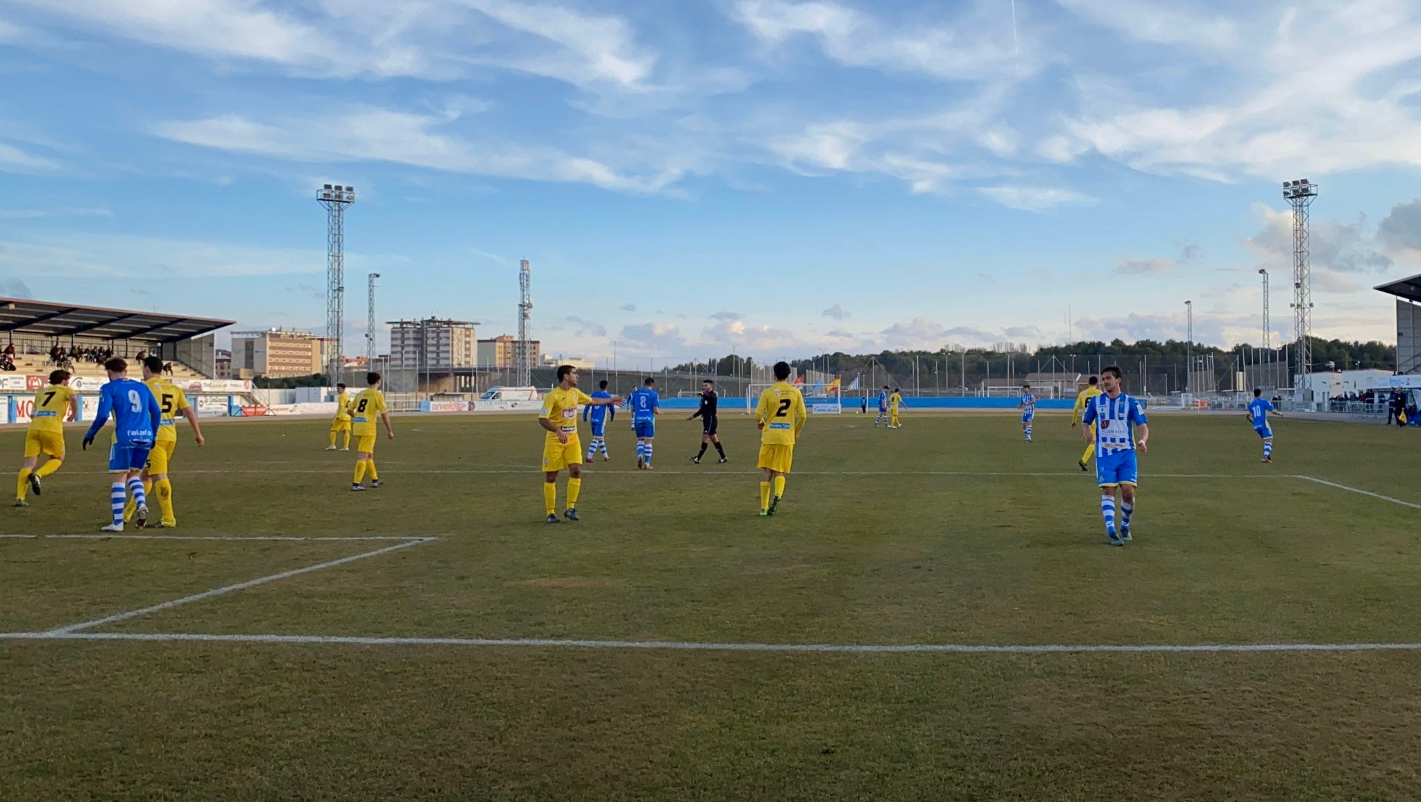 Un lance del partido.