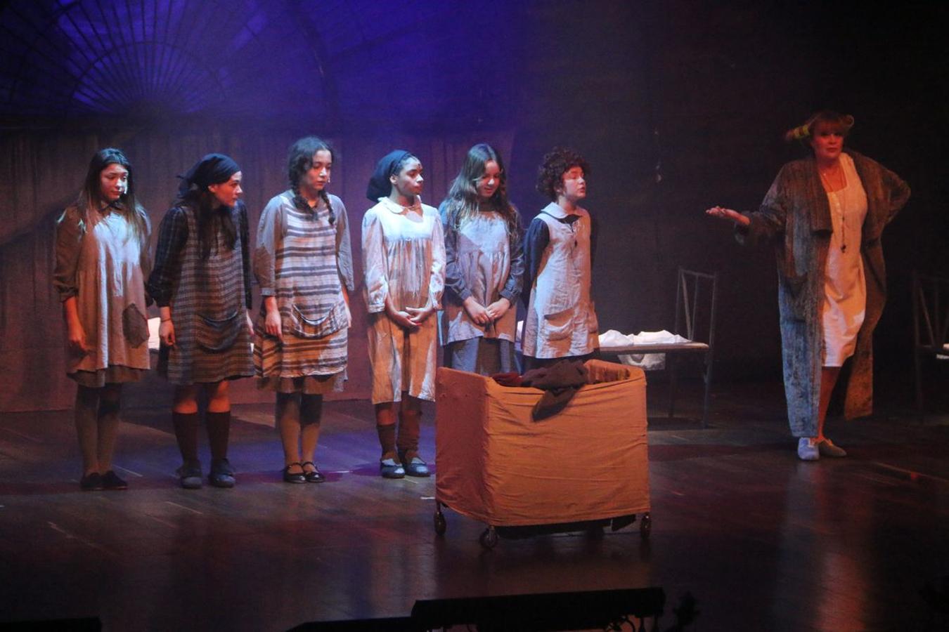 Una de las escenas del musical.