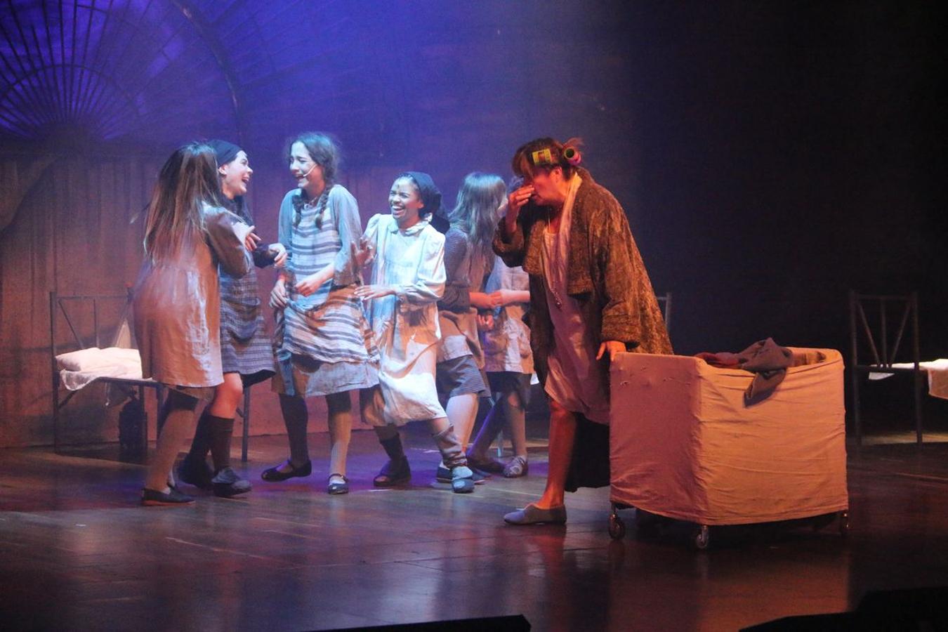 Una de las escenas del musical.