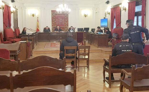 Audiencia Provincial de León, en el momento del juicio.