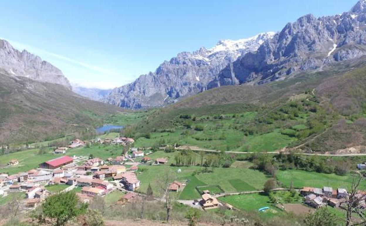 Imagen del Valle de Posada de Valdeón. 