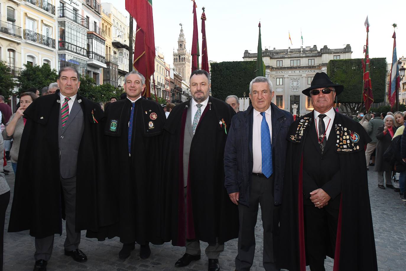 Fotos: La Diputación y los pendones pasean por Sevilla