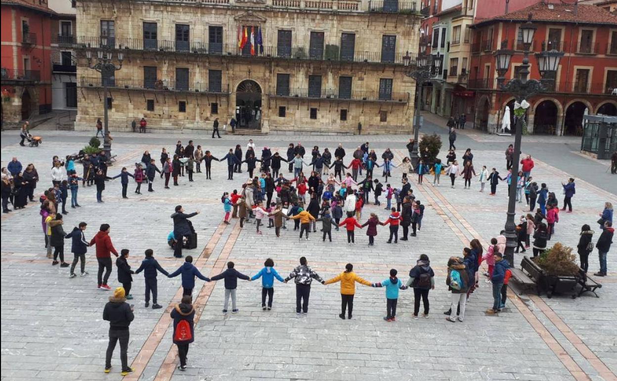 Un momento del acto. 