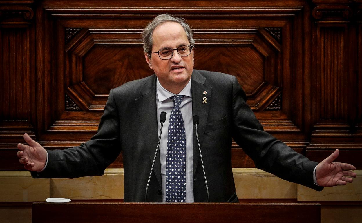 El presidente de la Generalitat, Quim Torra 