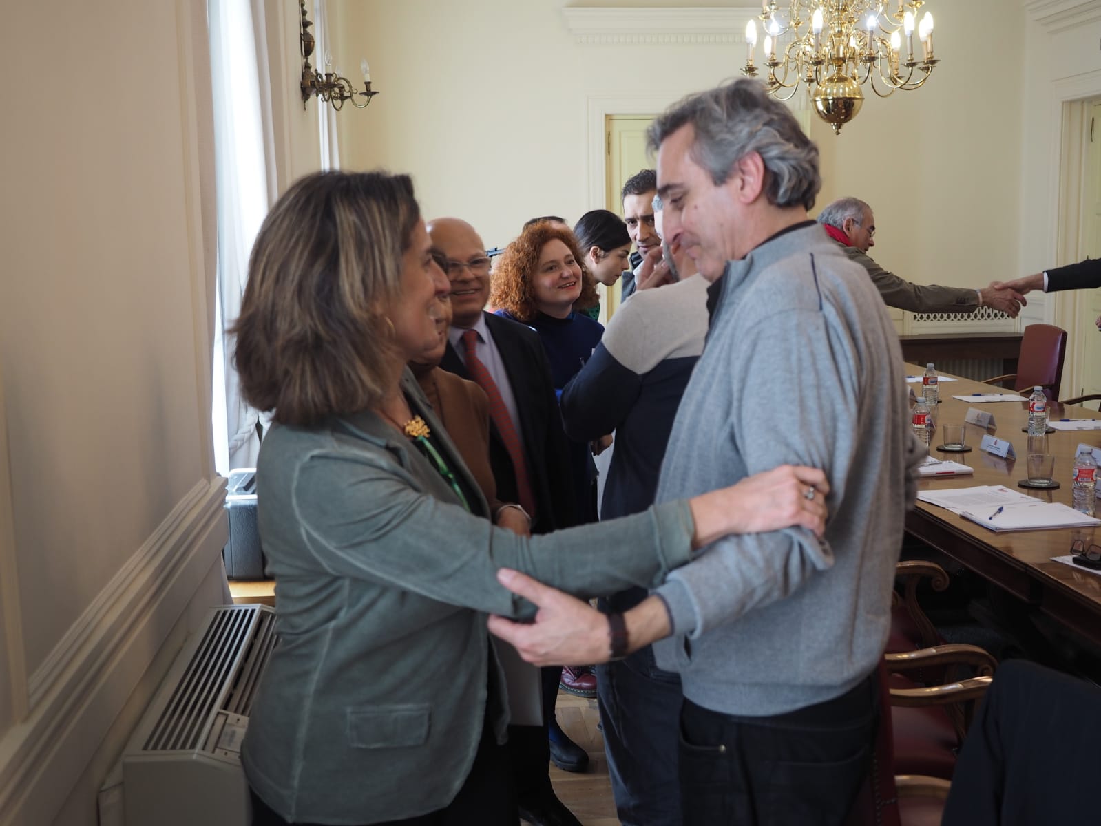 La ministra de Transición Ecológica y vicepresidenta del Gobierno,Teresa Ribera, se reúne con CCOO y UGT en Subdelegación del Gobierno en León para analizar y tratar el 'Pacto por León' promovido por las fuerzas sindicales.