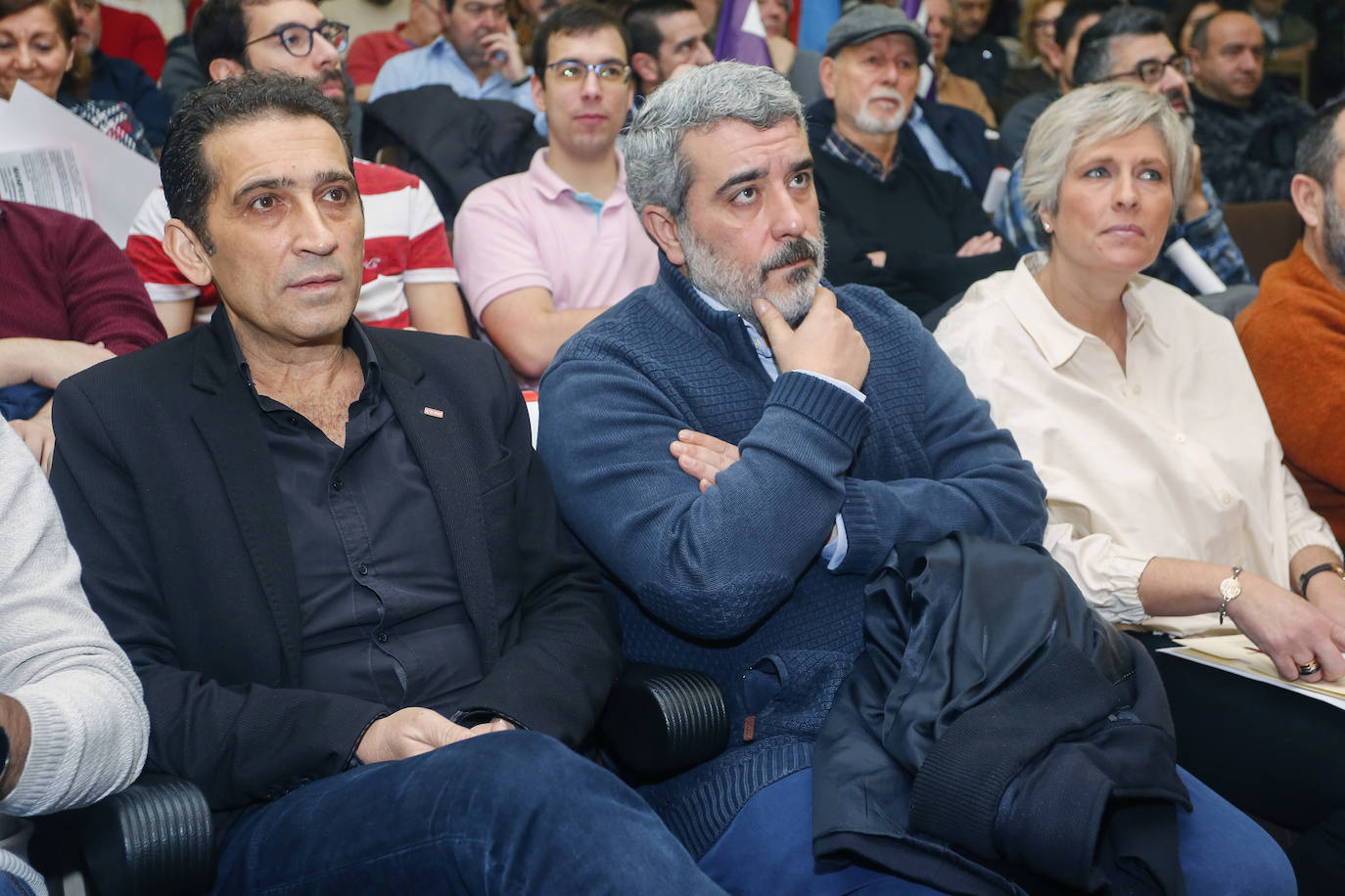 Fotos: Asamblea de delegados de CCOO León para preparar la manifestación del 16F