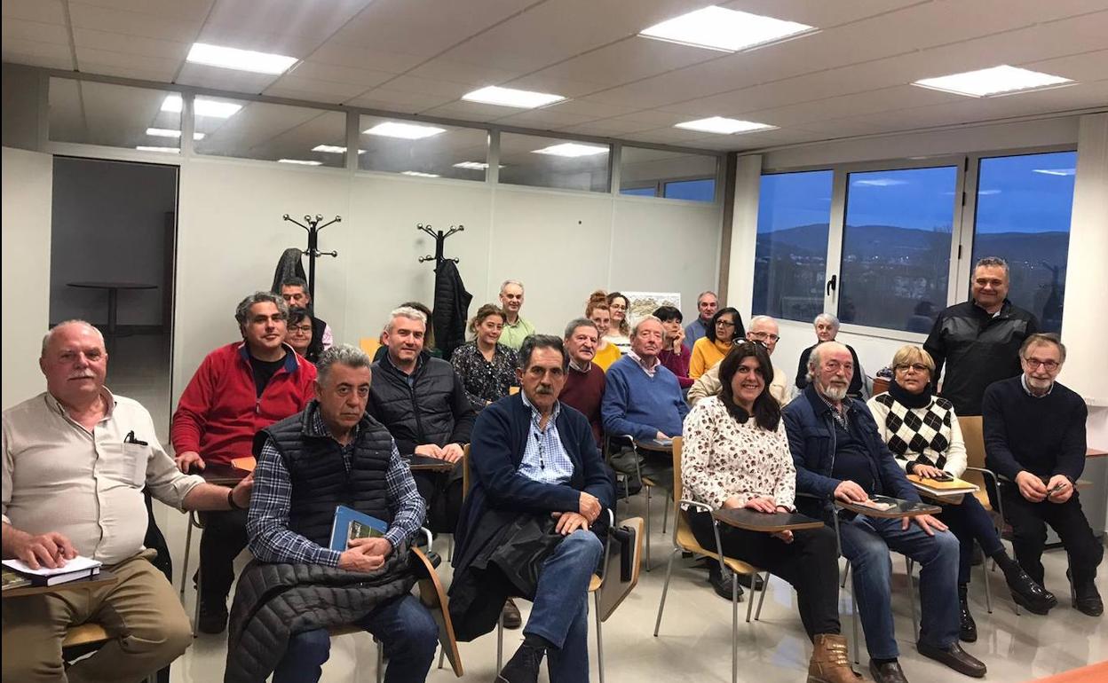 Los participantes de la reunión. 