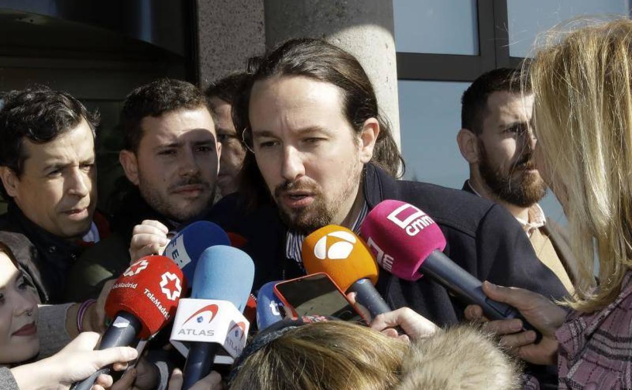 El secretario general de Podemos, Pablo Iglesias.