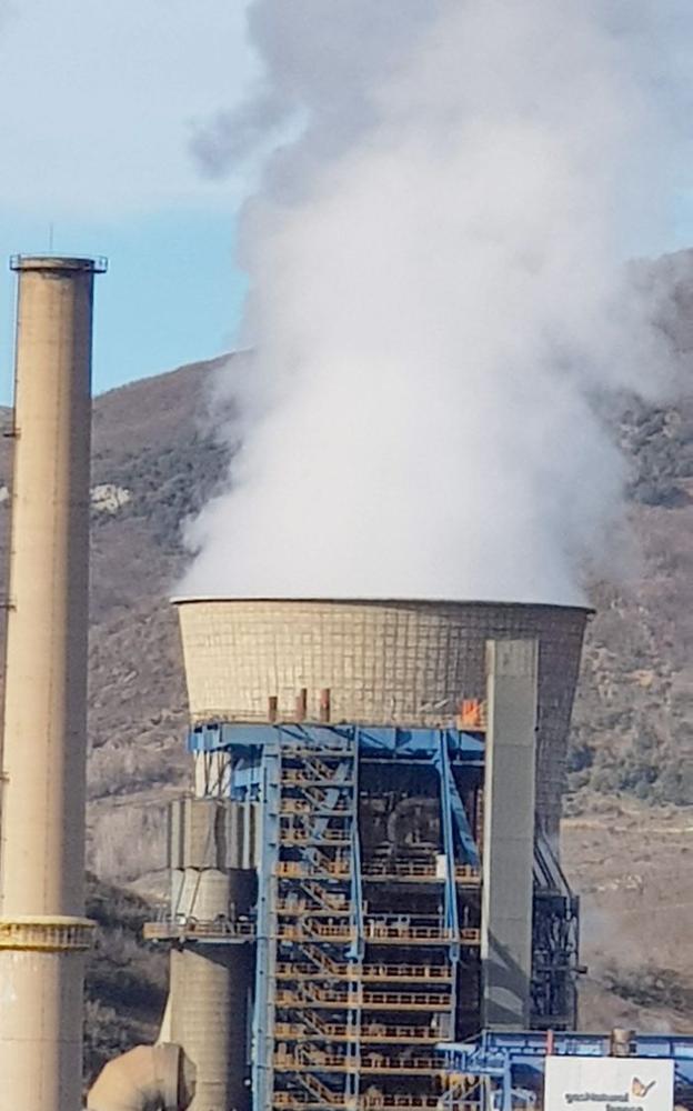 Imagen de la térmica de La Robla.