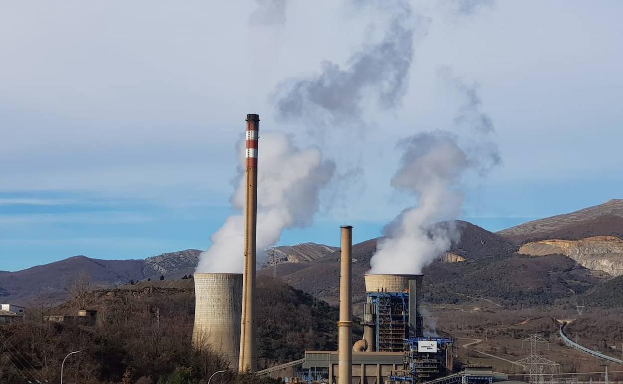 Imagen de la térmica de La Robla, en la provincia de León.