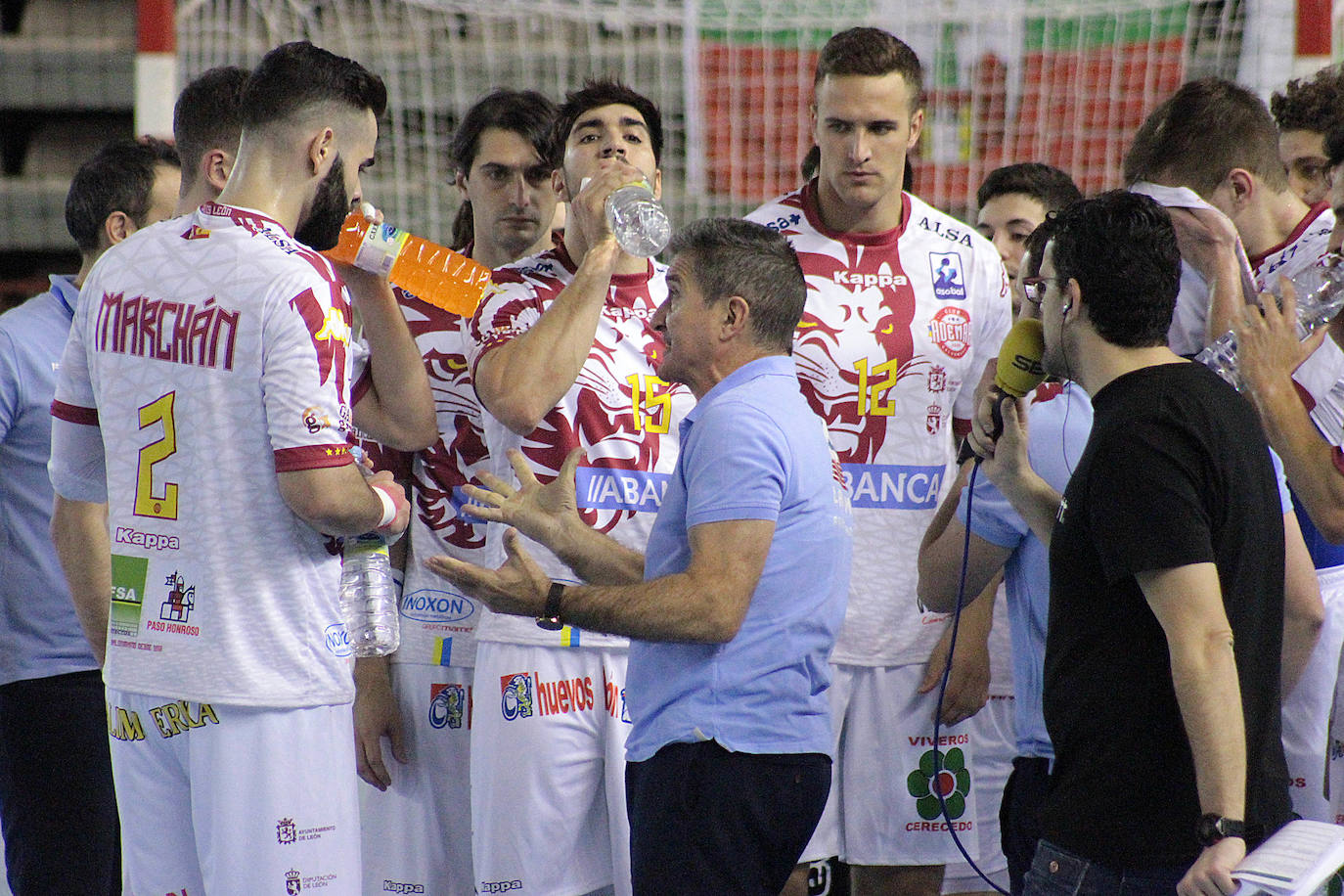 El conjunto leonés regresaba al Palacio de los Deportes para disputar la Copa EHF