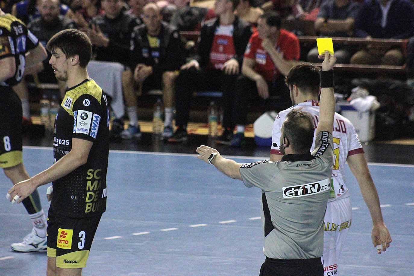 El conjunto leonés regresaba al Palacio de los Deportes para disputar la Copa EHF