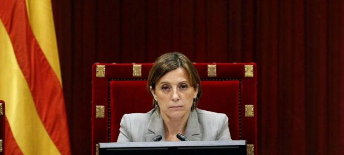 La expresidenta del Parlament catalán, Carme Forcadell