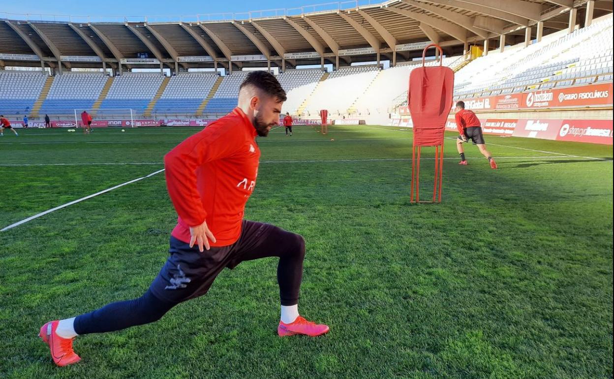 Pichín se ejercita en el Reino de León durante la semana.