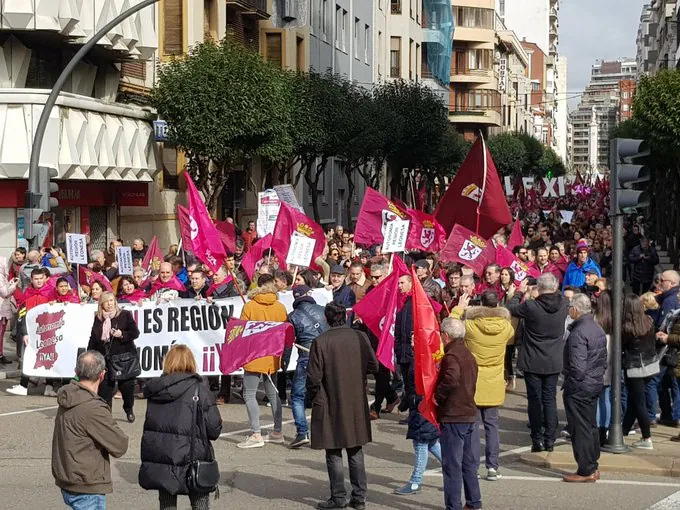 Imágenes de la manifestación del 16F en León