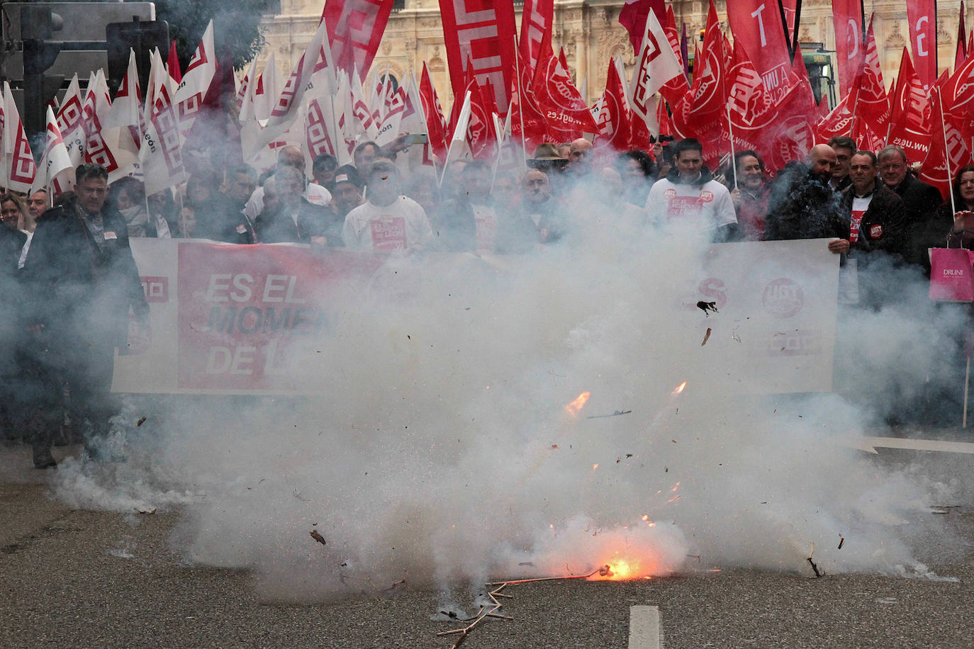 Fotos: Las imágenes de la manifestación captadas por Peio García