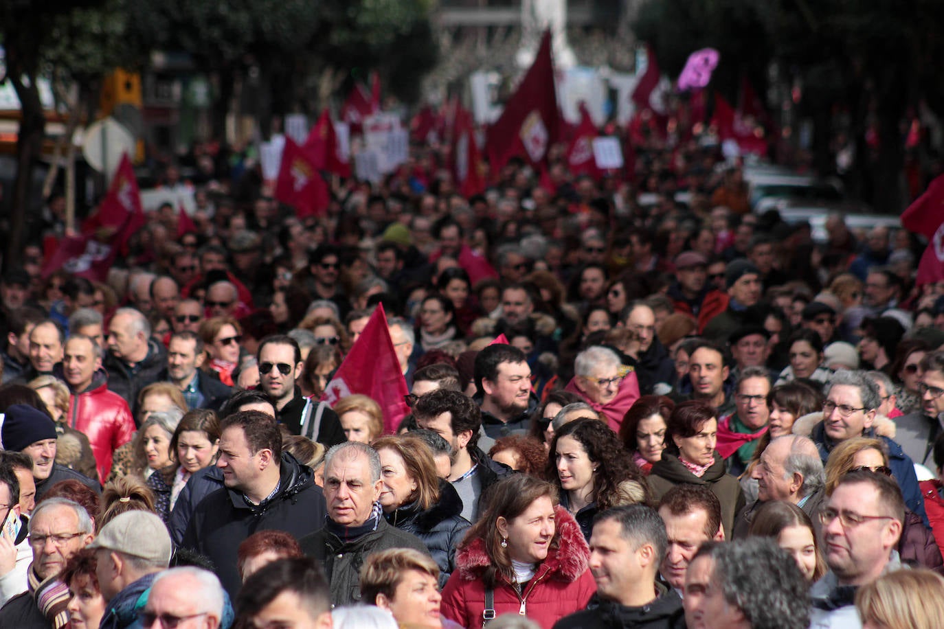 Fotos: Las imágenes de la manifestación captadas por Peio García