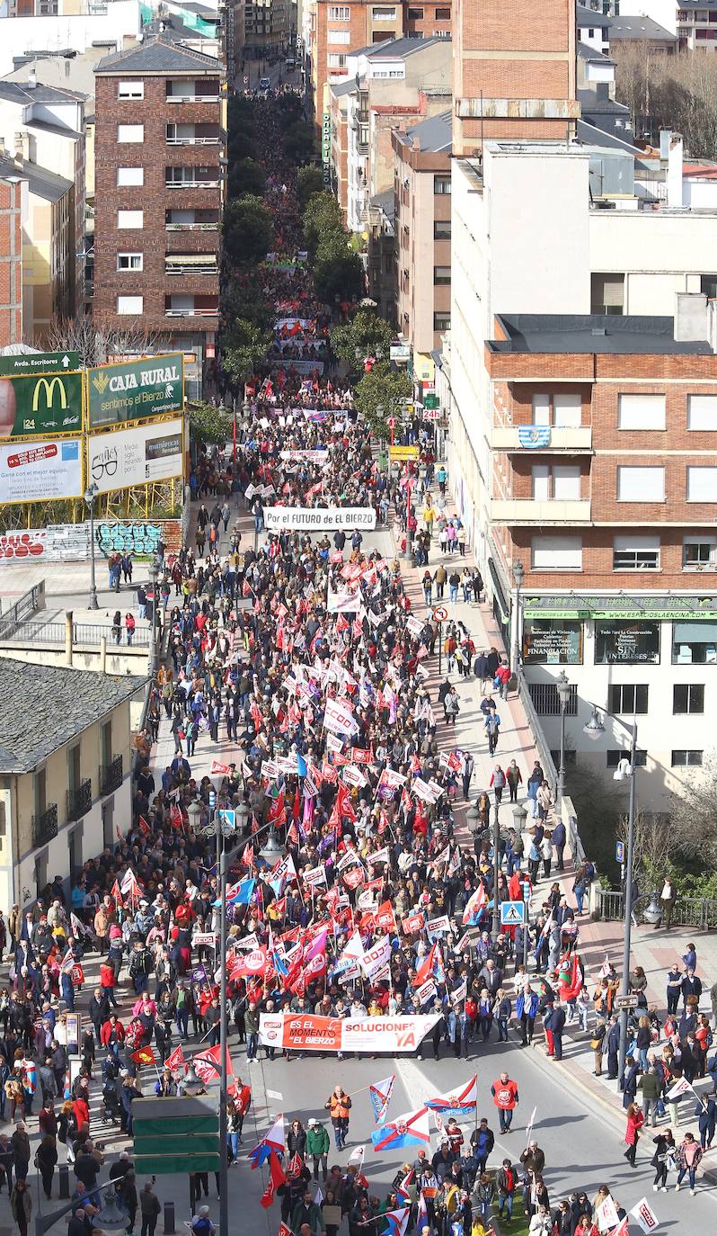 Fotos: Las imágenes de César Sánchez del 16-F en Ponferrada