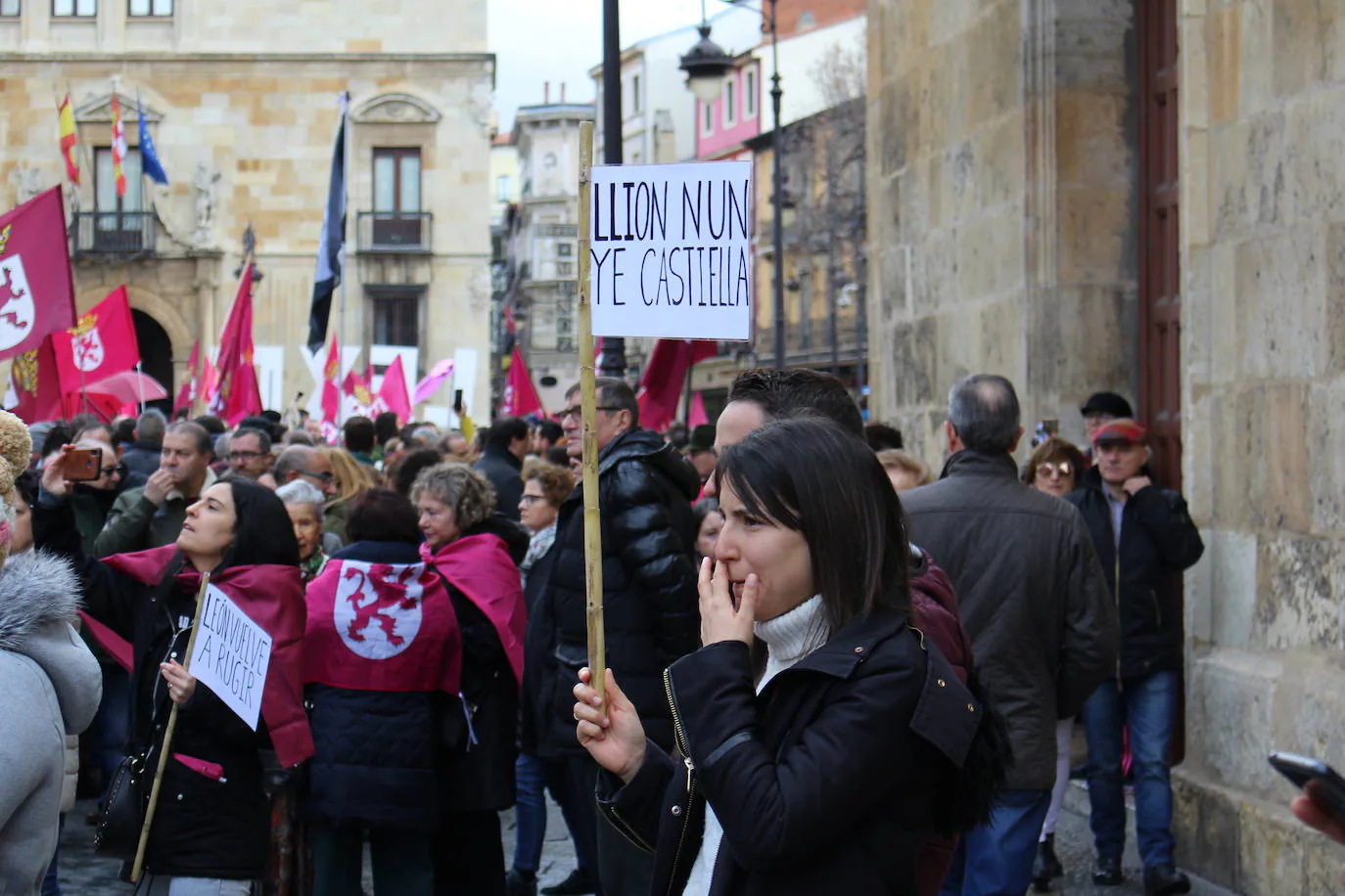 Los leoneses alzan su voz por el futuro de la provincia. 